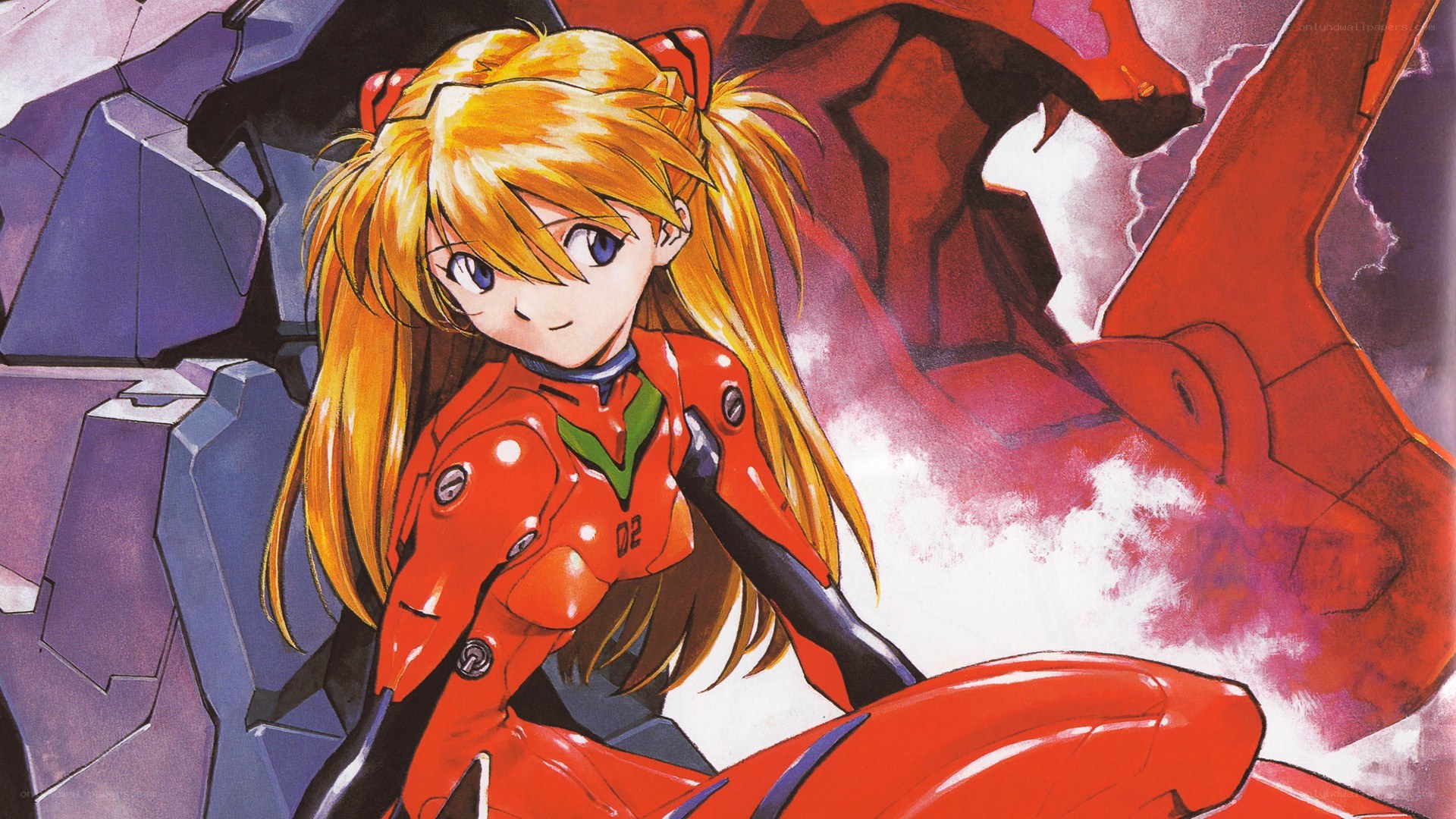 Rei Ayanami in red suit