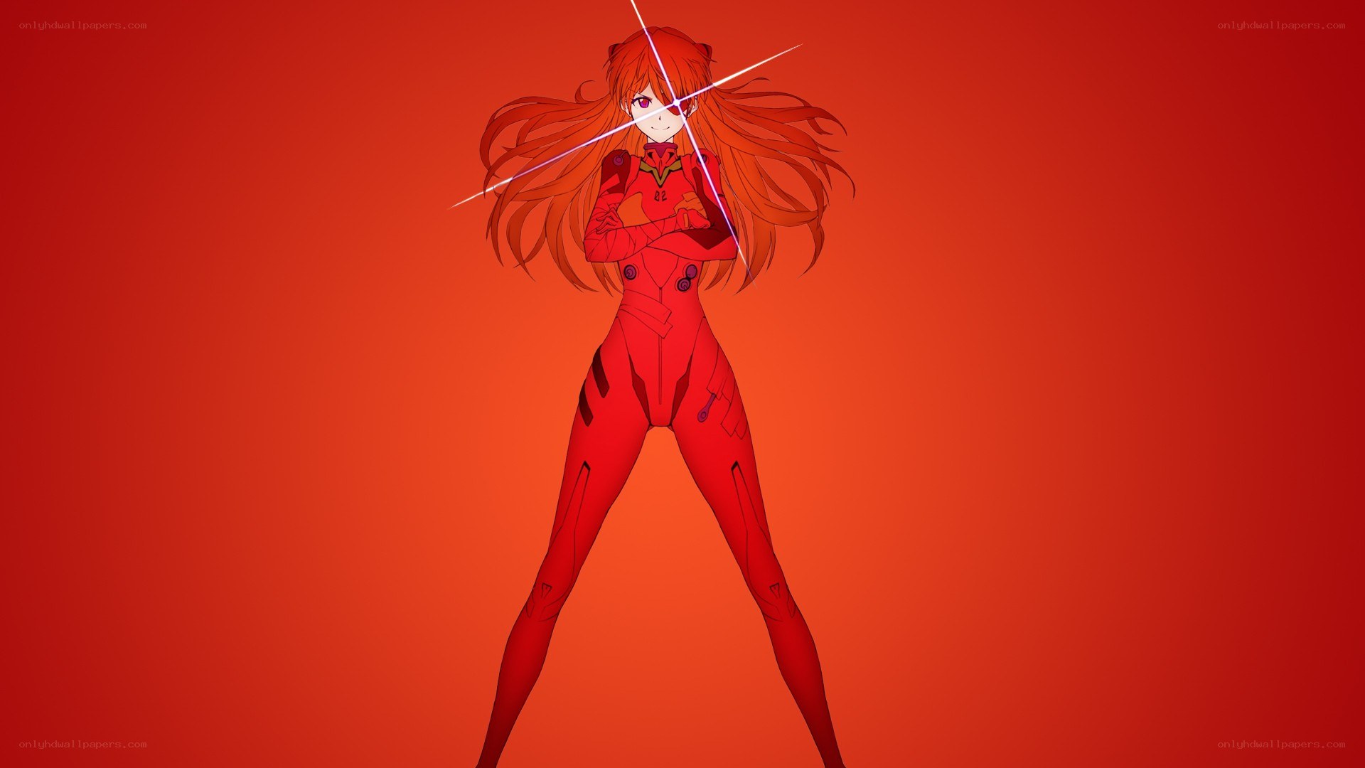 Rei Ayanami in red suit