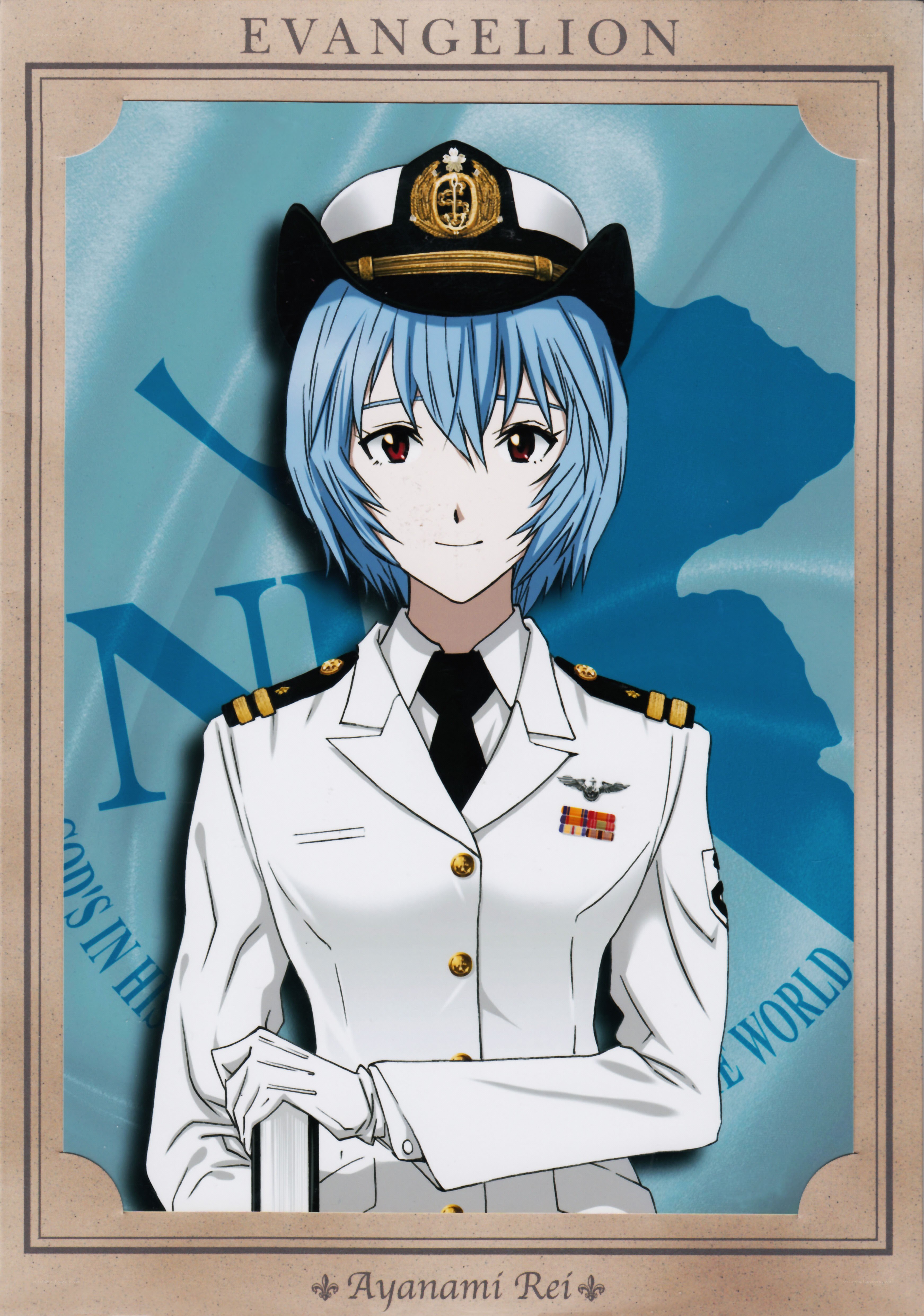Rei Ayanami in uniform