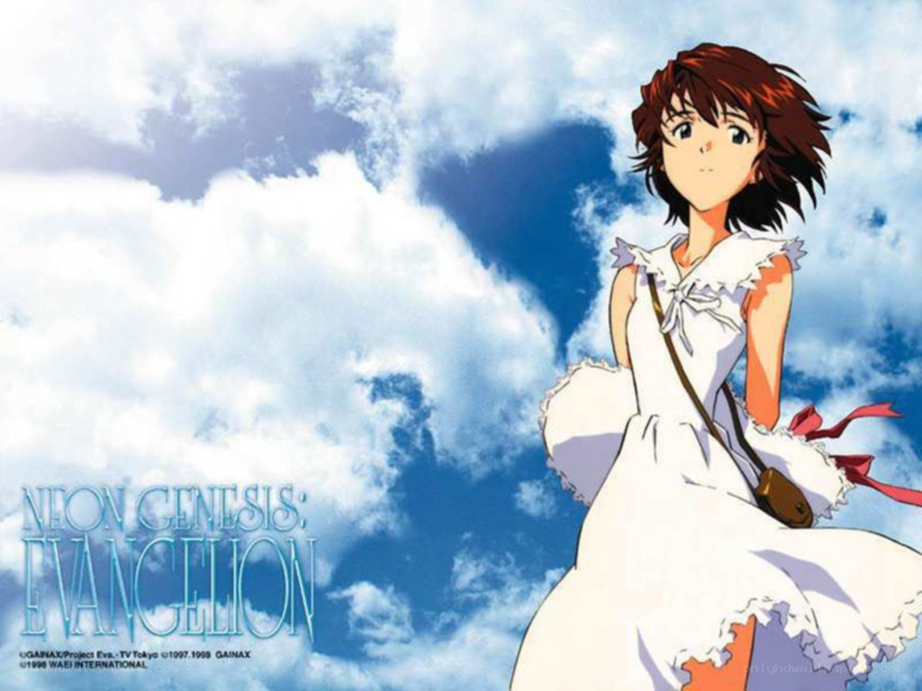Rei Ayanami in white dress