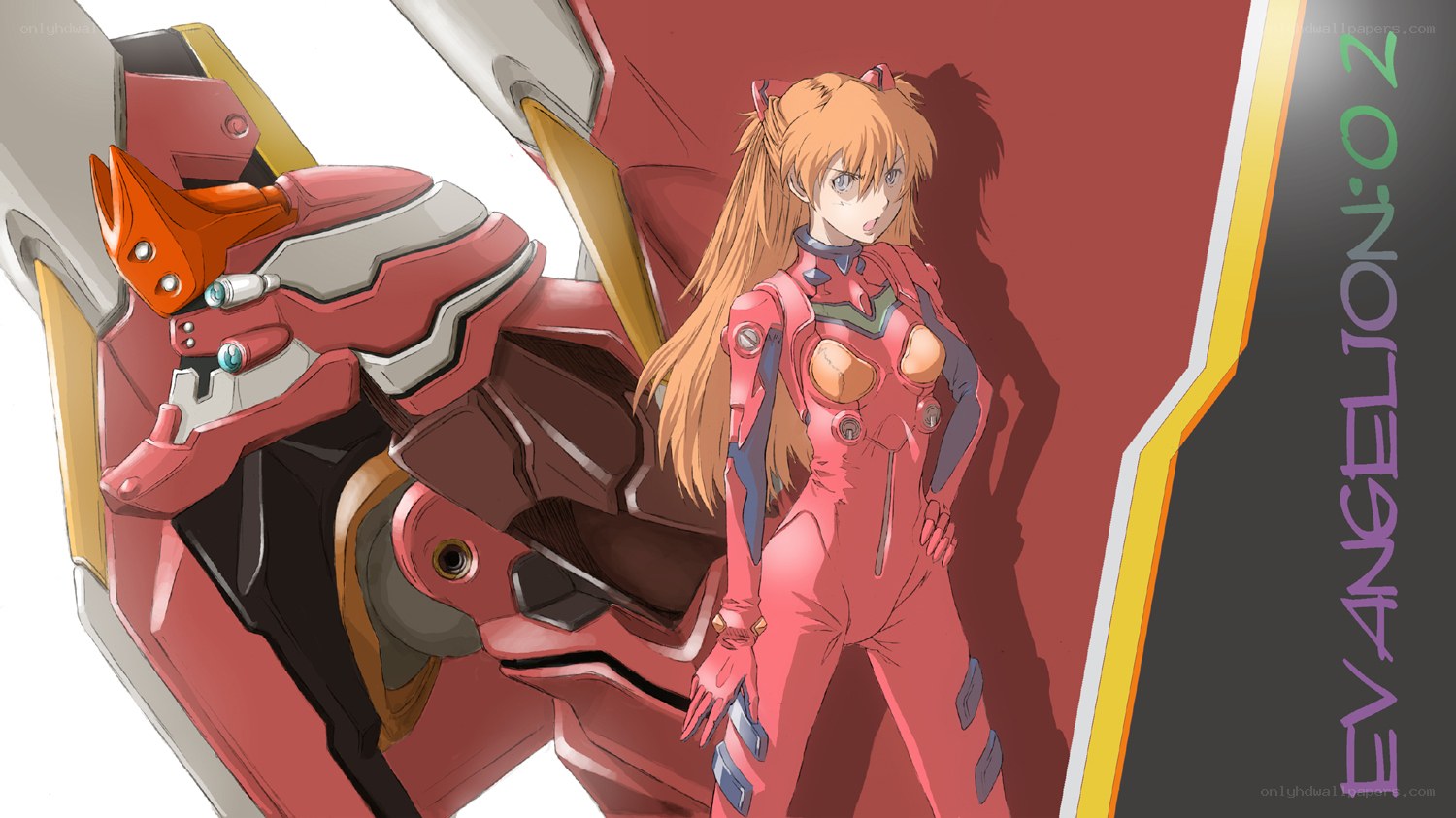 Rei with Evangelion Unit-02