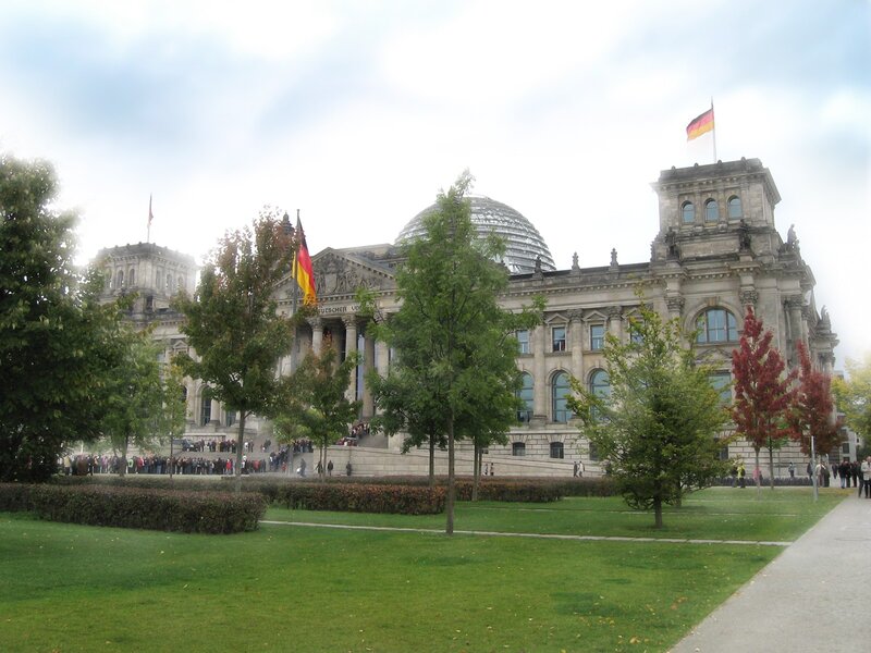 Reichstag building in Berlin