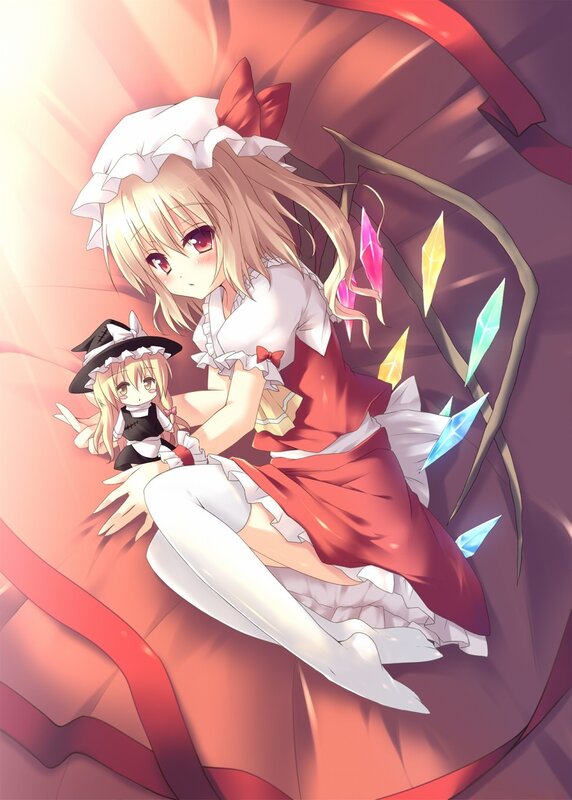 Reimu and Marisa in a dream