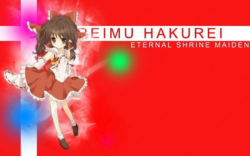 Reimu Hakurei character art
