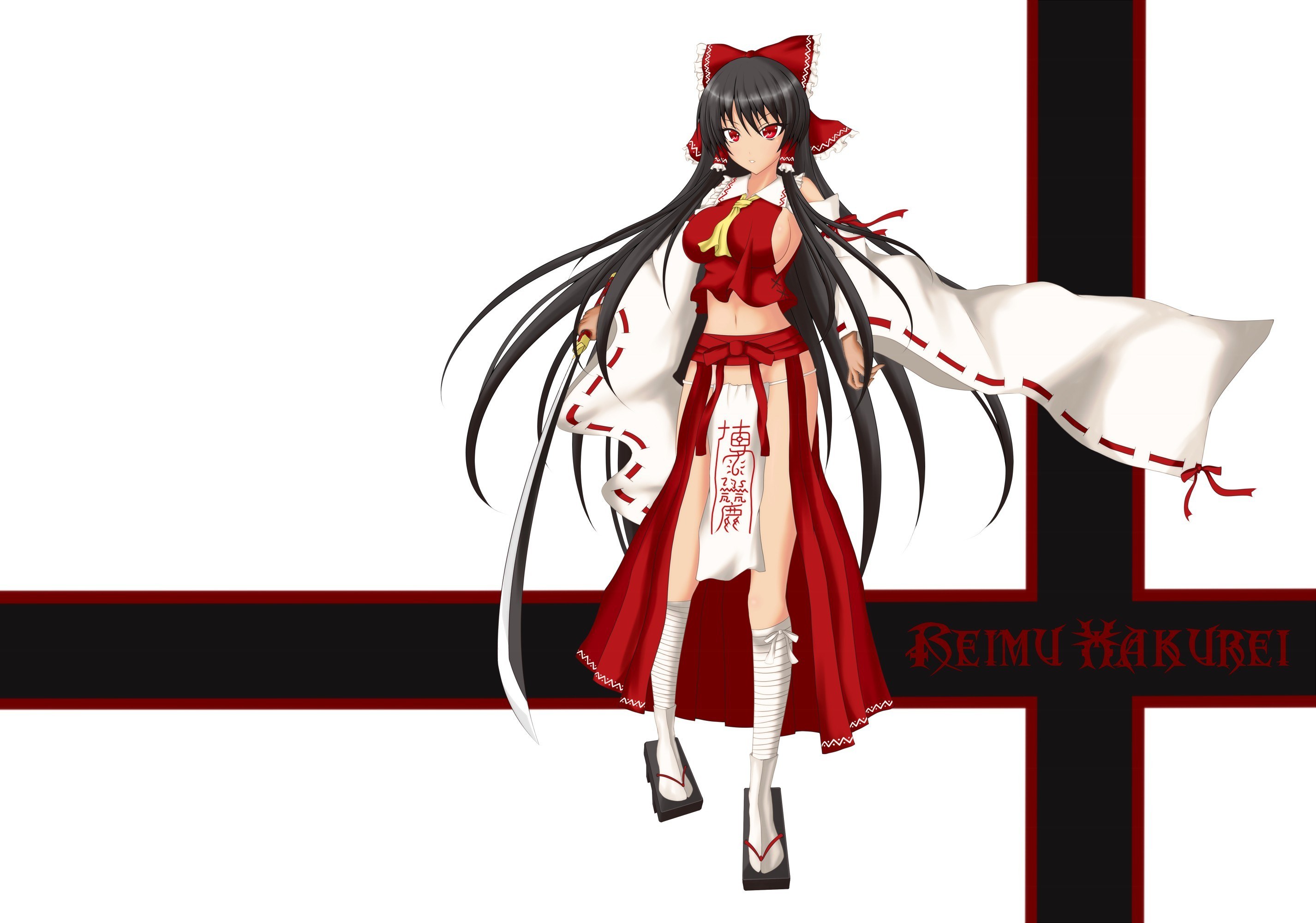 Reimu Hakurei character art