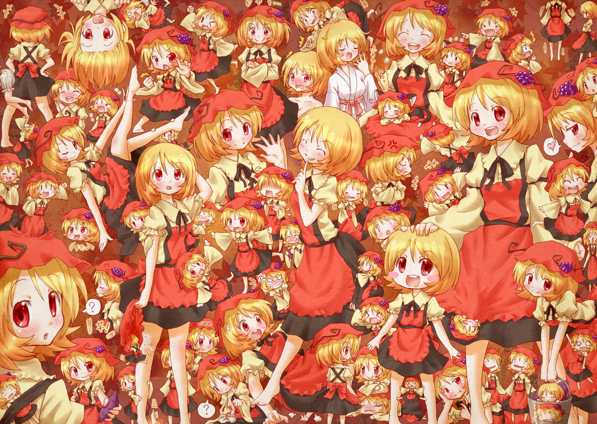 Reimu Hakurei collage