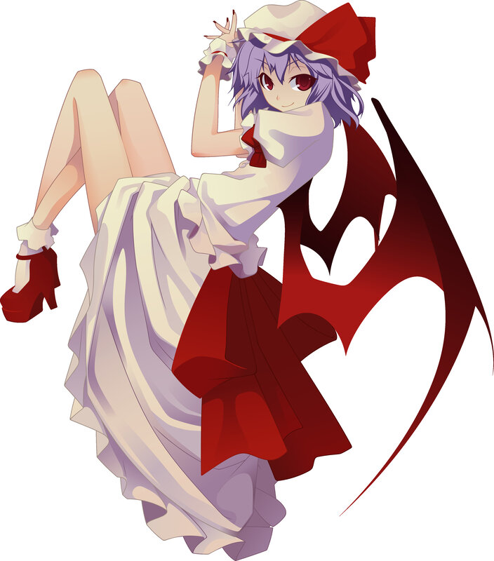 Reimu Hakurei in a dress