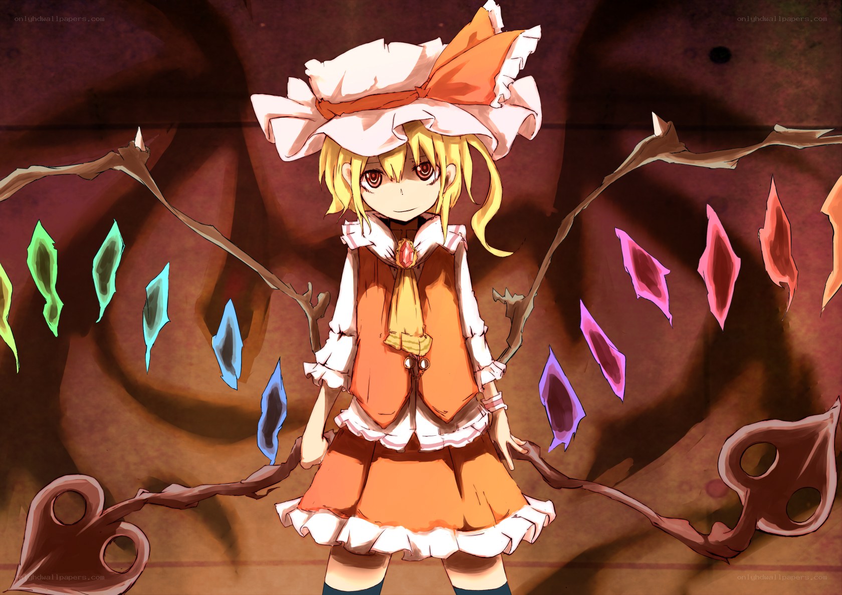 Reimu Hakurei in a forest