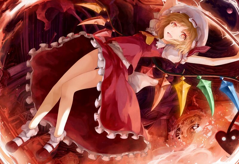 Reimu Hakurei in a magical storm