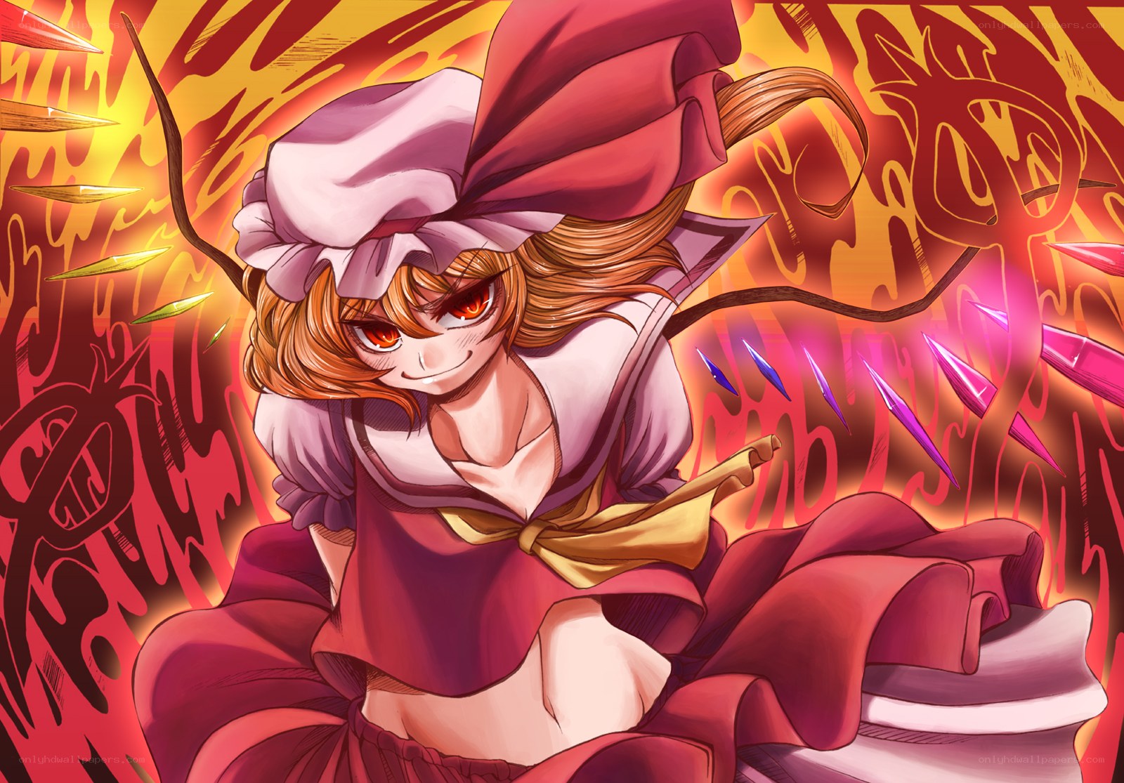 Reimu Hakurei in battle