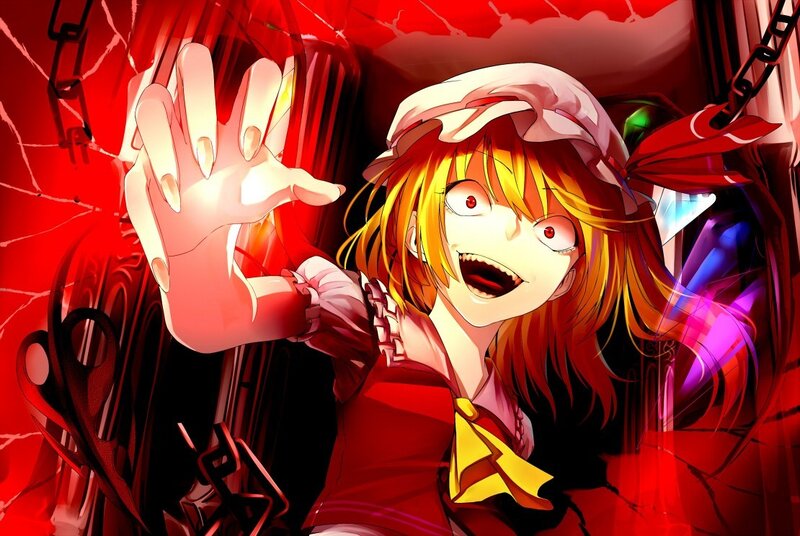Reimu Hakurei in distress