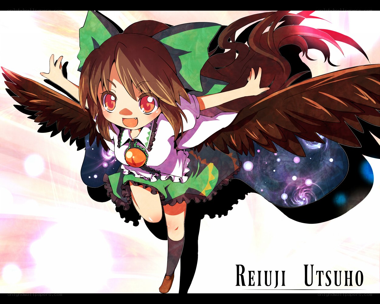 Reimu Hakurei with wings