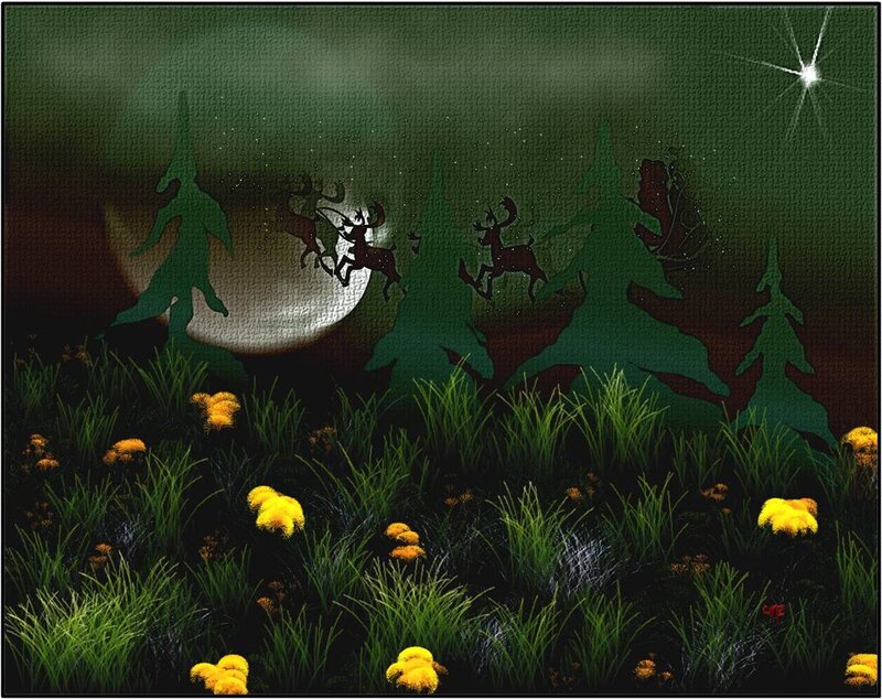 Reindeer and Sleigh