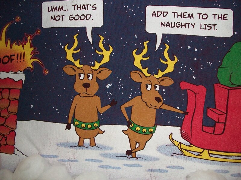 Reindeer in Snow