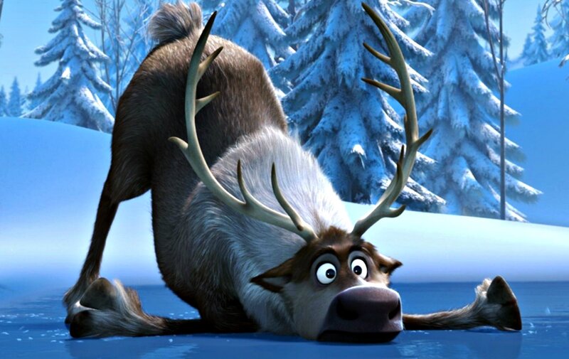 Reindeer on Ice