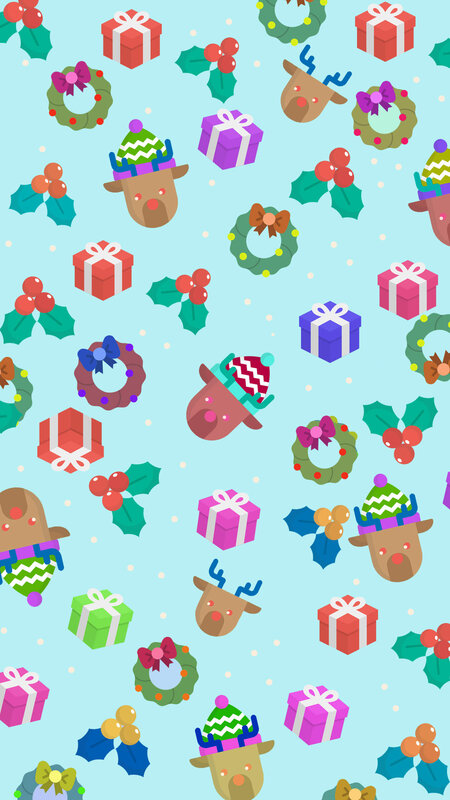 Reindeer with Holiday Items