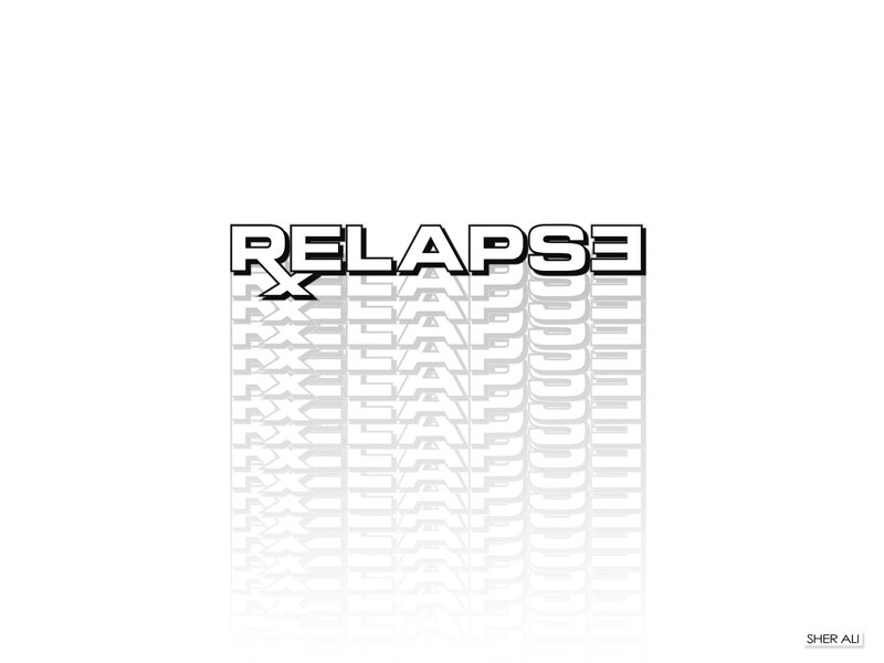 Relapse logo with reflection