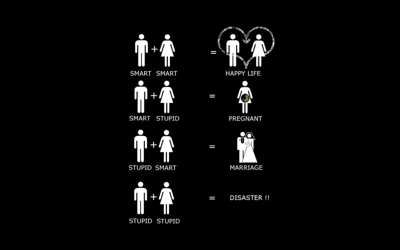 Relationship Math Diagram — Black