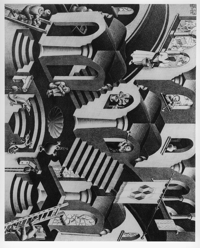 Relativity by Escher