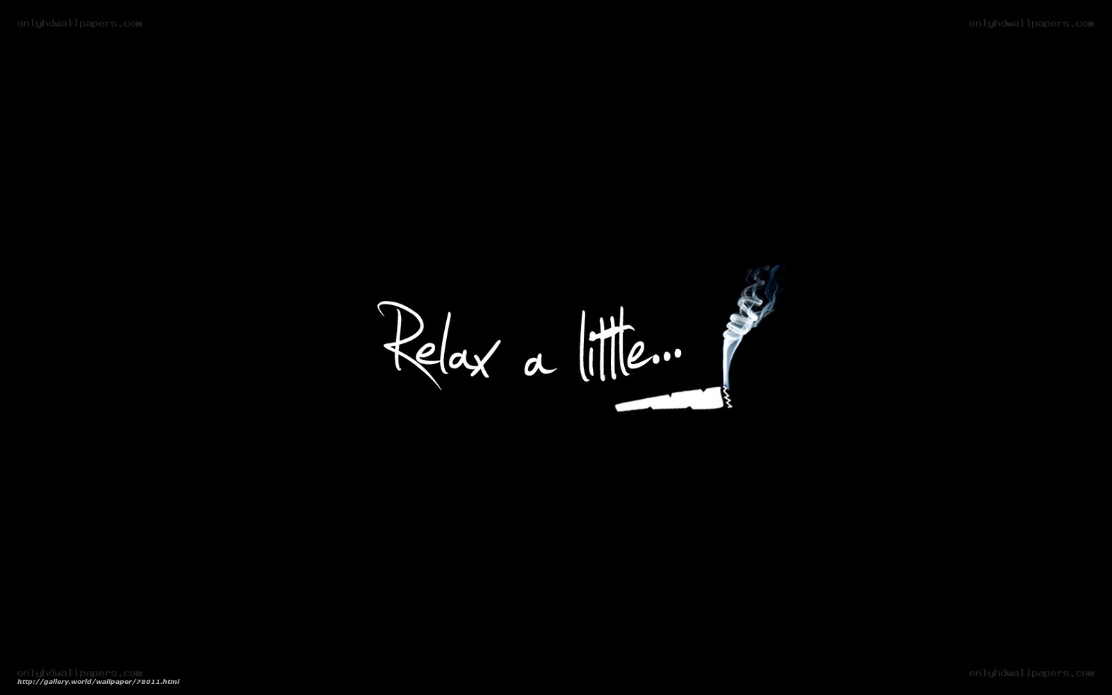 Relax a little wallpaper