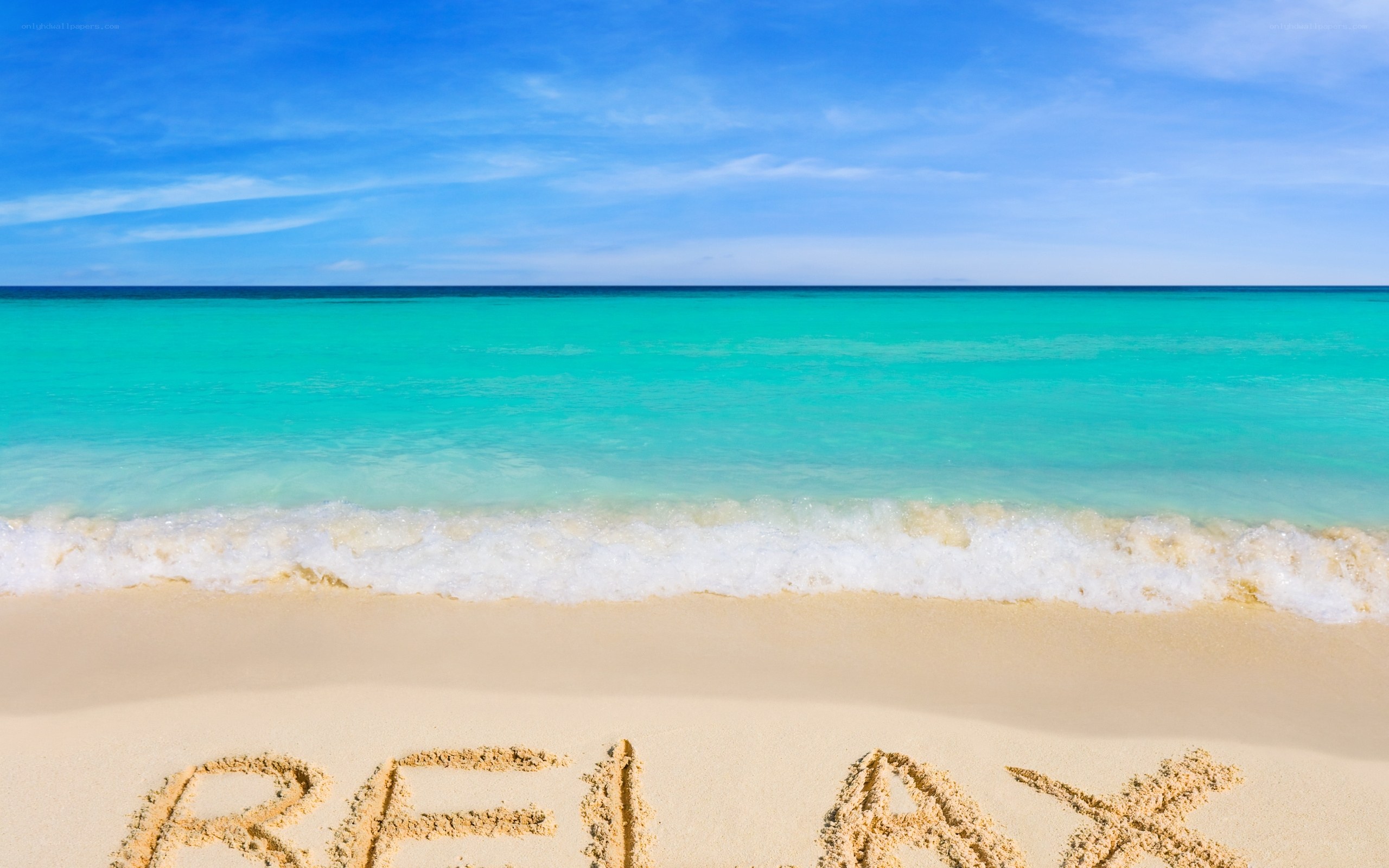 Relax on a tropical beach