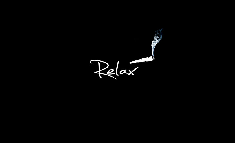 Relax with a cigarette