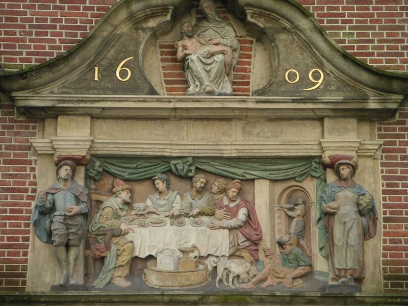 Relief Sculpture on Building