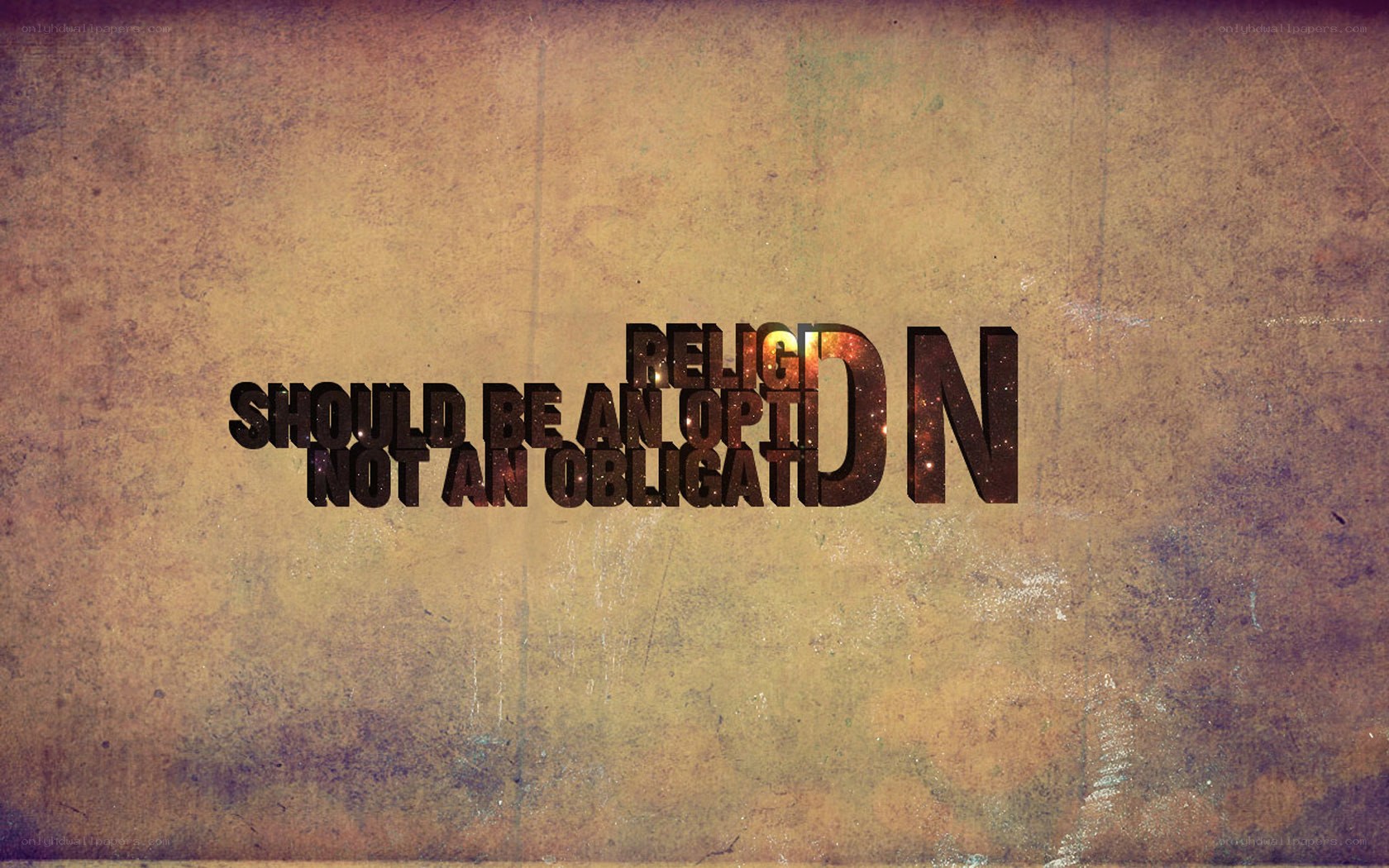 Religion should be an option