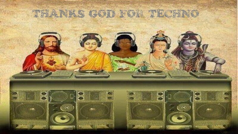 Religious figures DJing