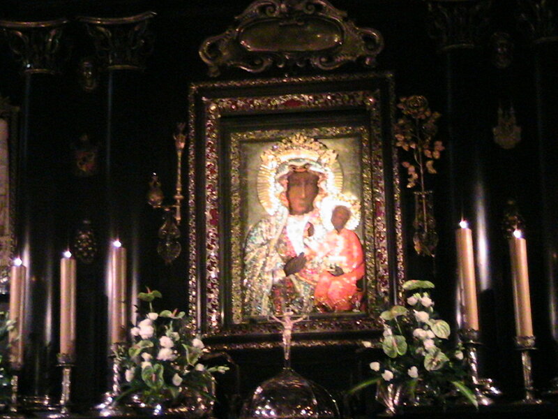 Religious Icon in Ornate Frame
