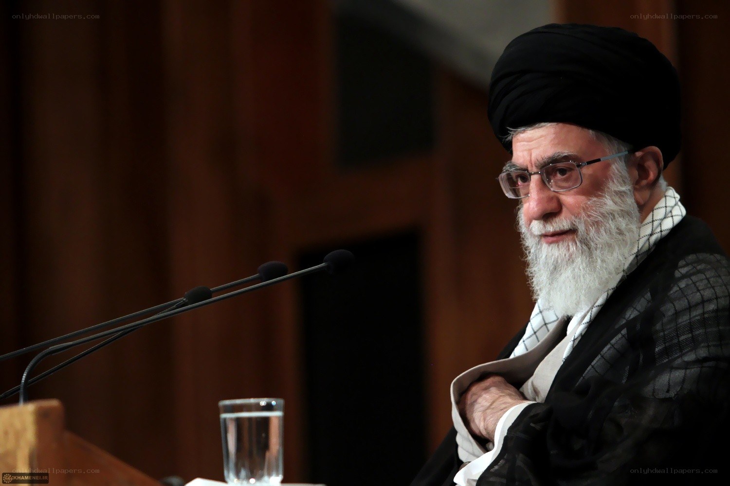religious leader speaking at podium