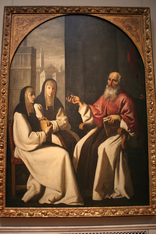 Religious painting of saints