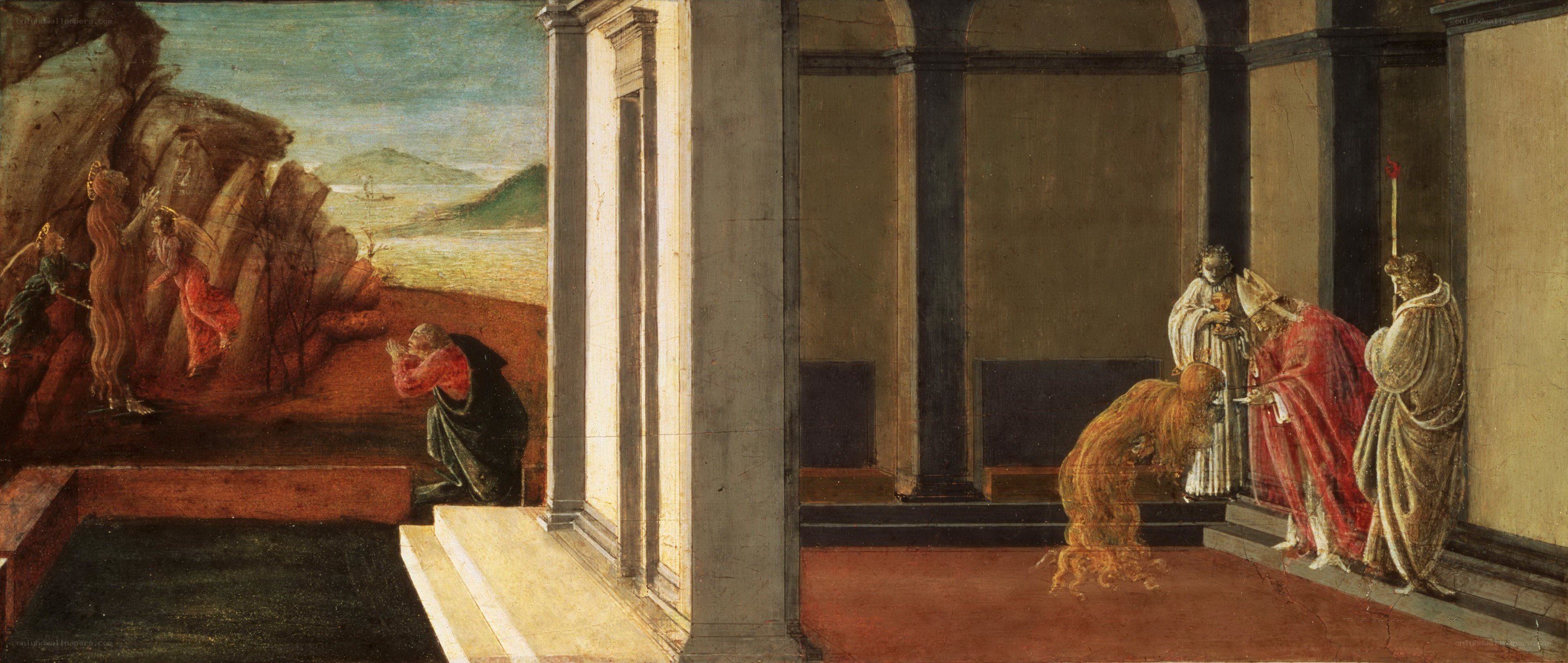 Religious scene with figures