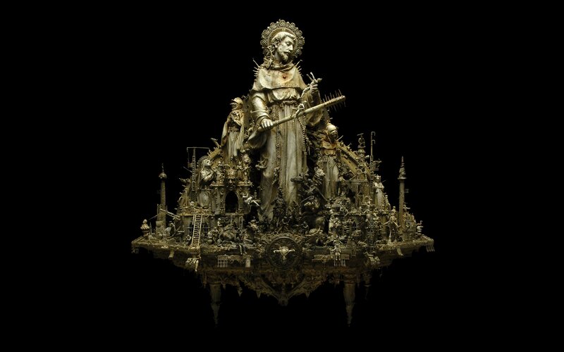 Religious Sculpture with Figures