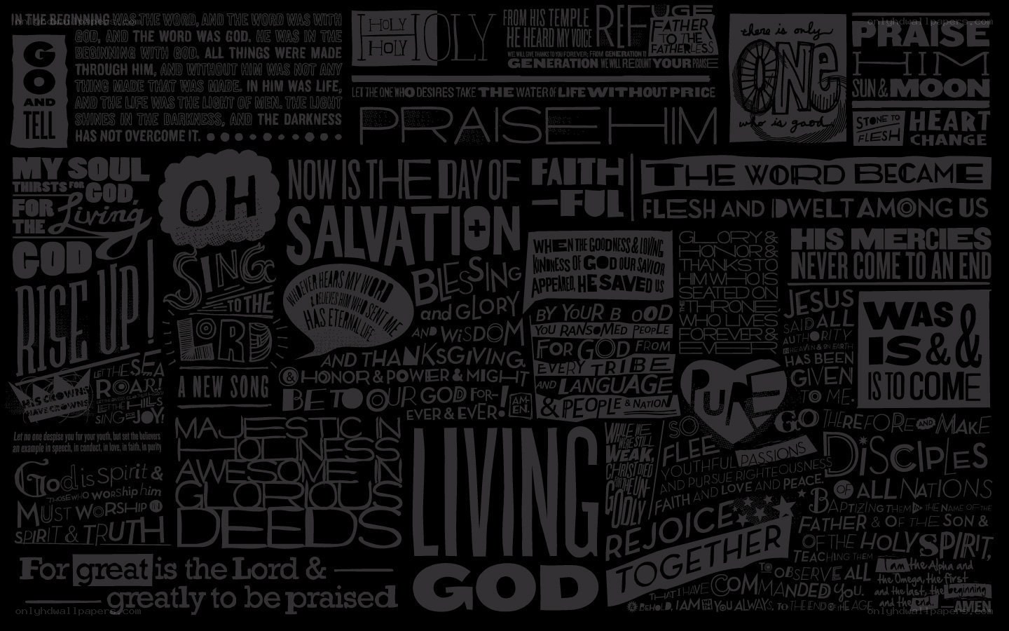 religious text collage