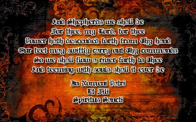 religious text on ornate background
