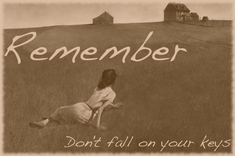 Remember Don't Fall on Your Keys