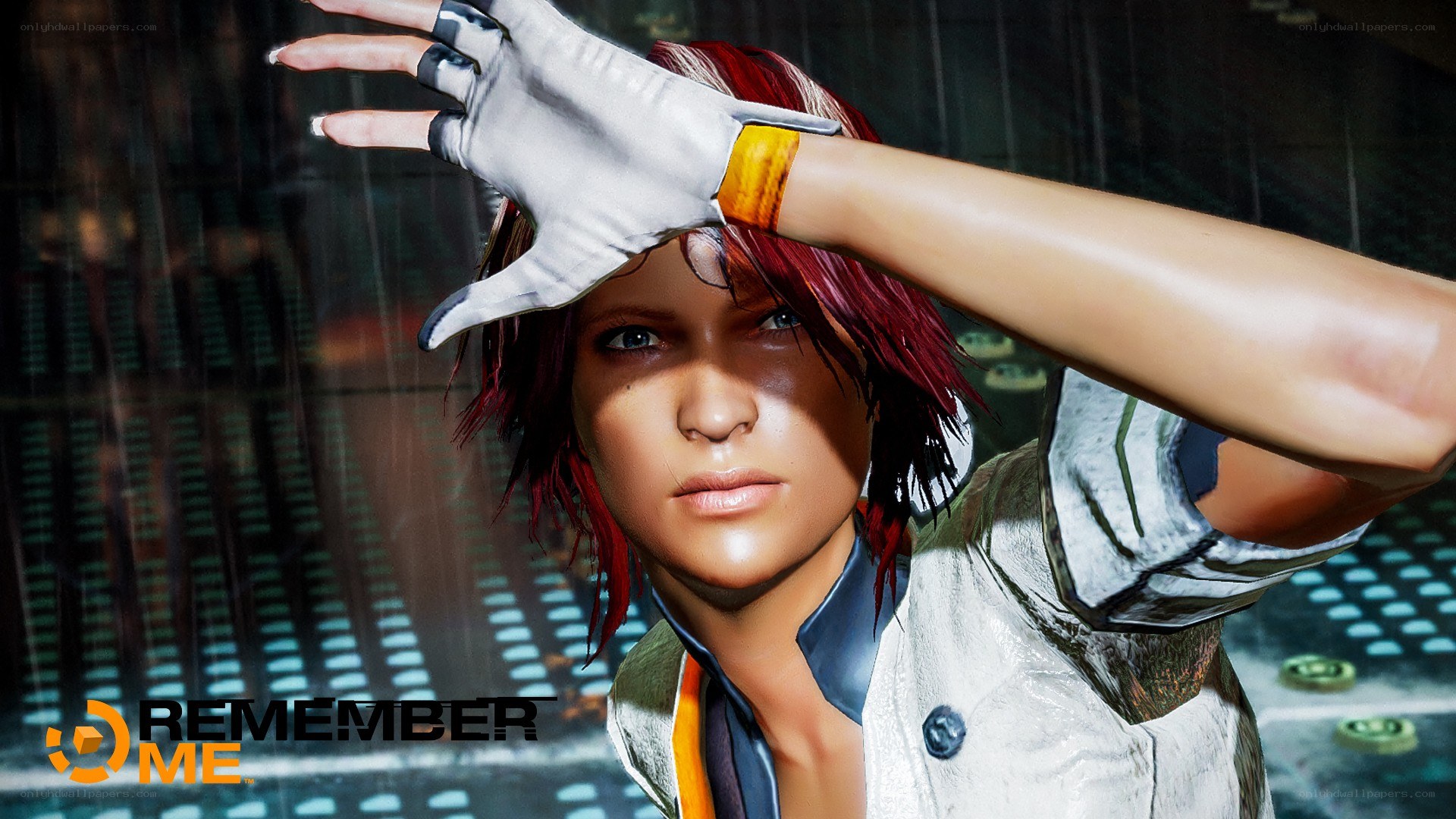 Remember Me character in rain