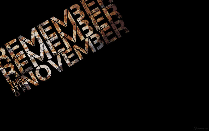 Remember the 5th of November