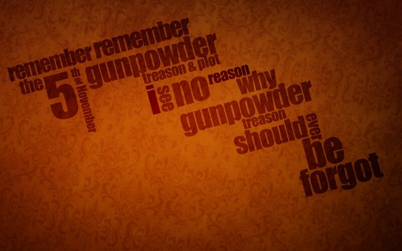 Remember the Gunpowder Plot