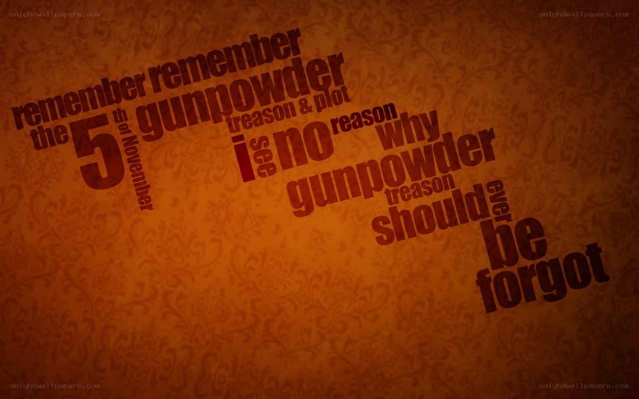 Remember the Gunpowder Plot