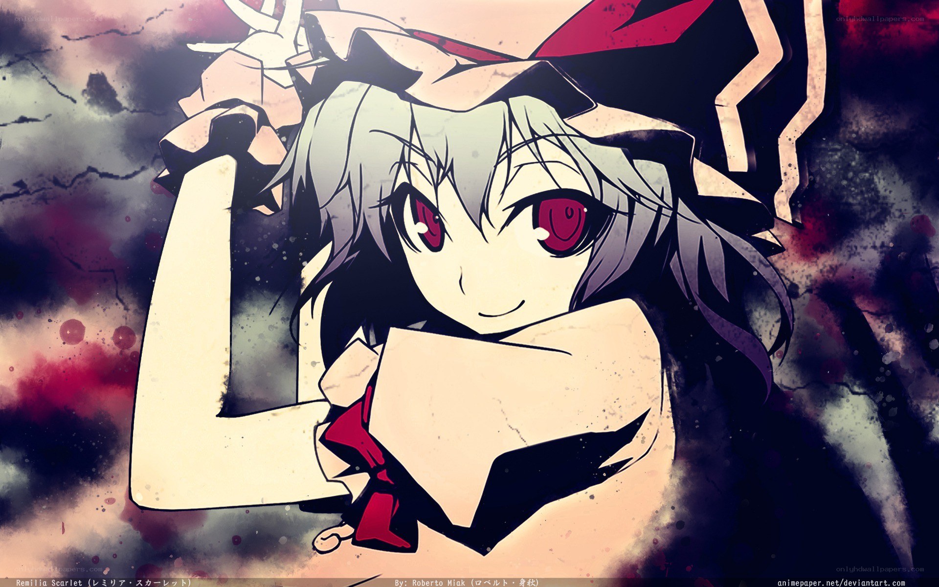 Remilia Scarlet anime portrait