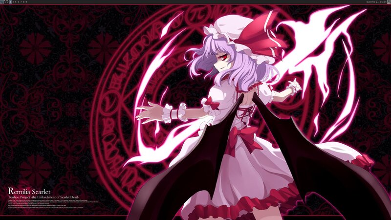 Remilia Scarlet in action