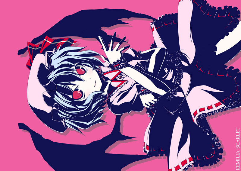Remilia Scarlet in dynamic pose