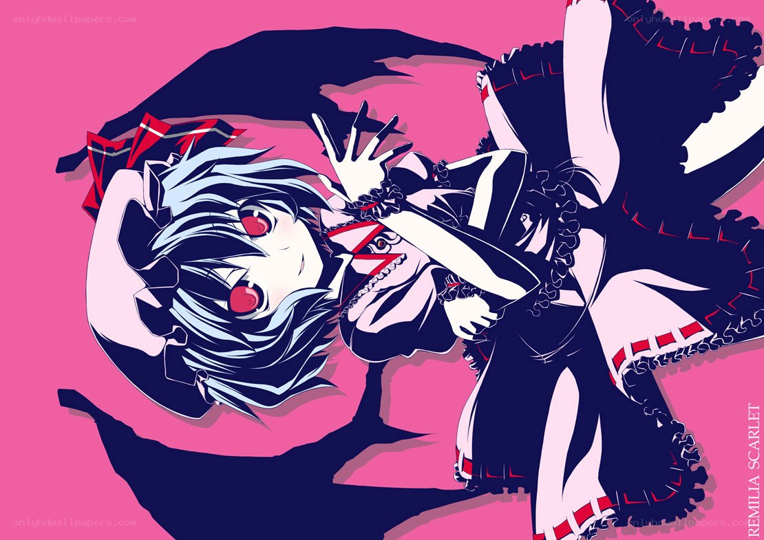 Remilia Scarlet in dynamic pose