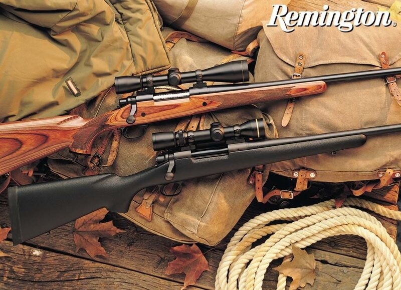 Remington rifles on gear