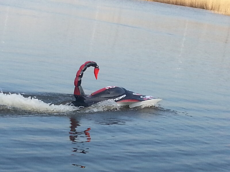 Remote-controlled Boat