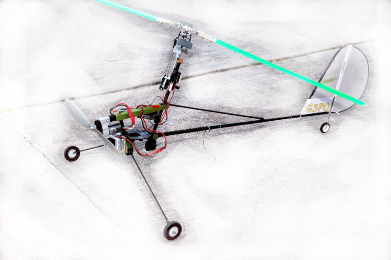 remote-controlled helicopter model