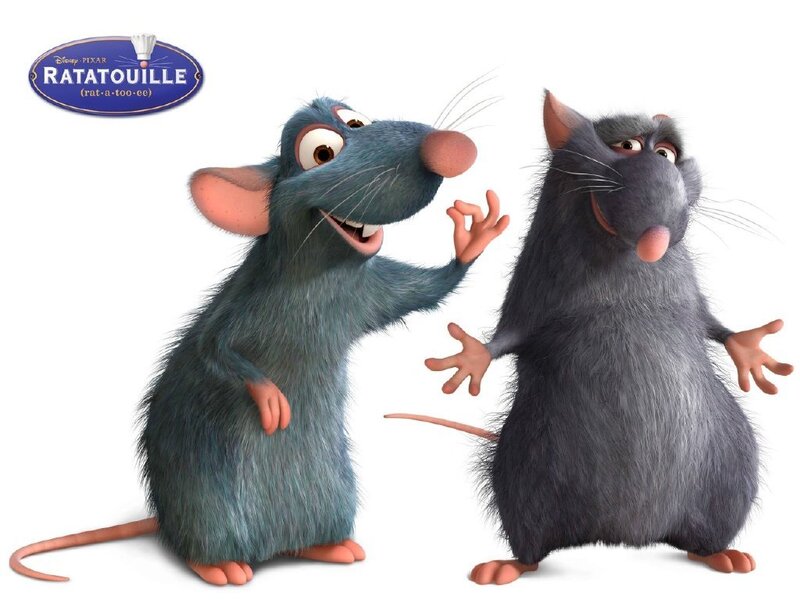 Remy and Emile from Ratatouille