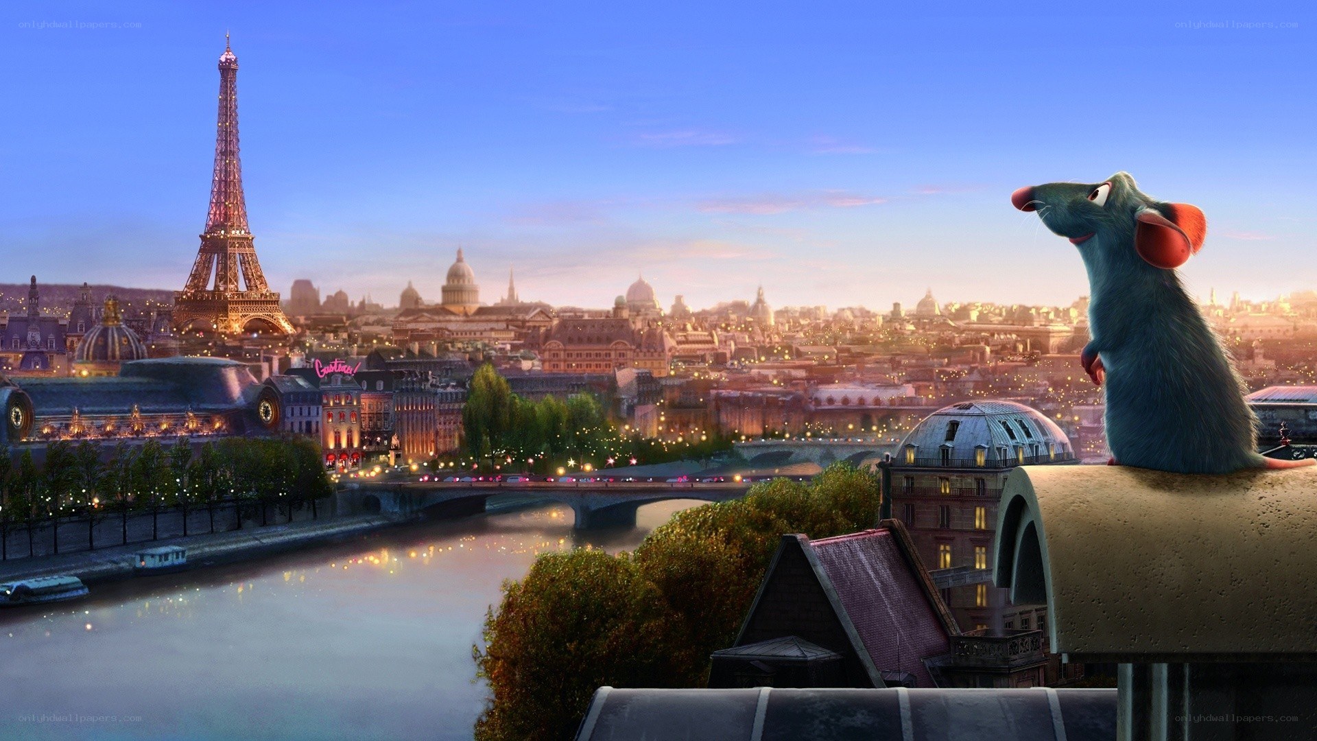 Remy overlooking Paris